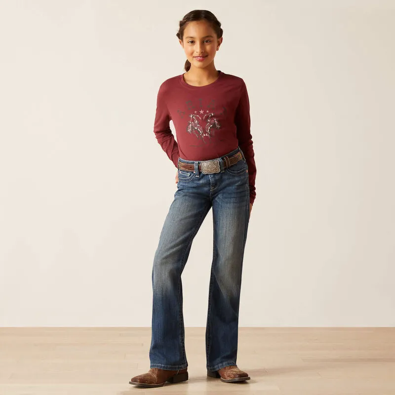 Ariat R.E.A.L. Girl's Clover Bootcut Jean