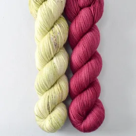 Aubergine, Wandflower - 2-Ply Duo - Babette