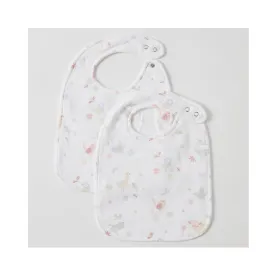 Bib Set Of 2 Muslin - Birdy