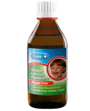 Care Simple Linctus Paediatric 200ml Sugar Free