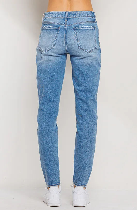 Claire Mid-Rise Mom Skinny