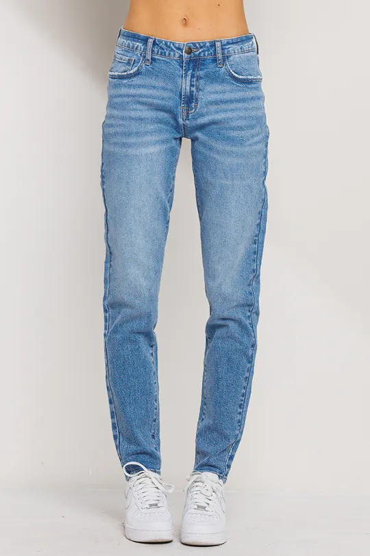 Claire Mid-Rise Mom Skinny