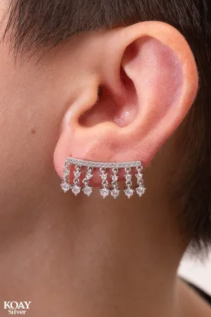 Crawler Zircons Earring (01)