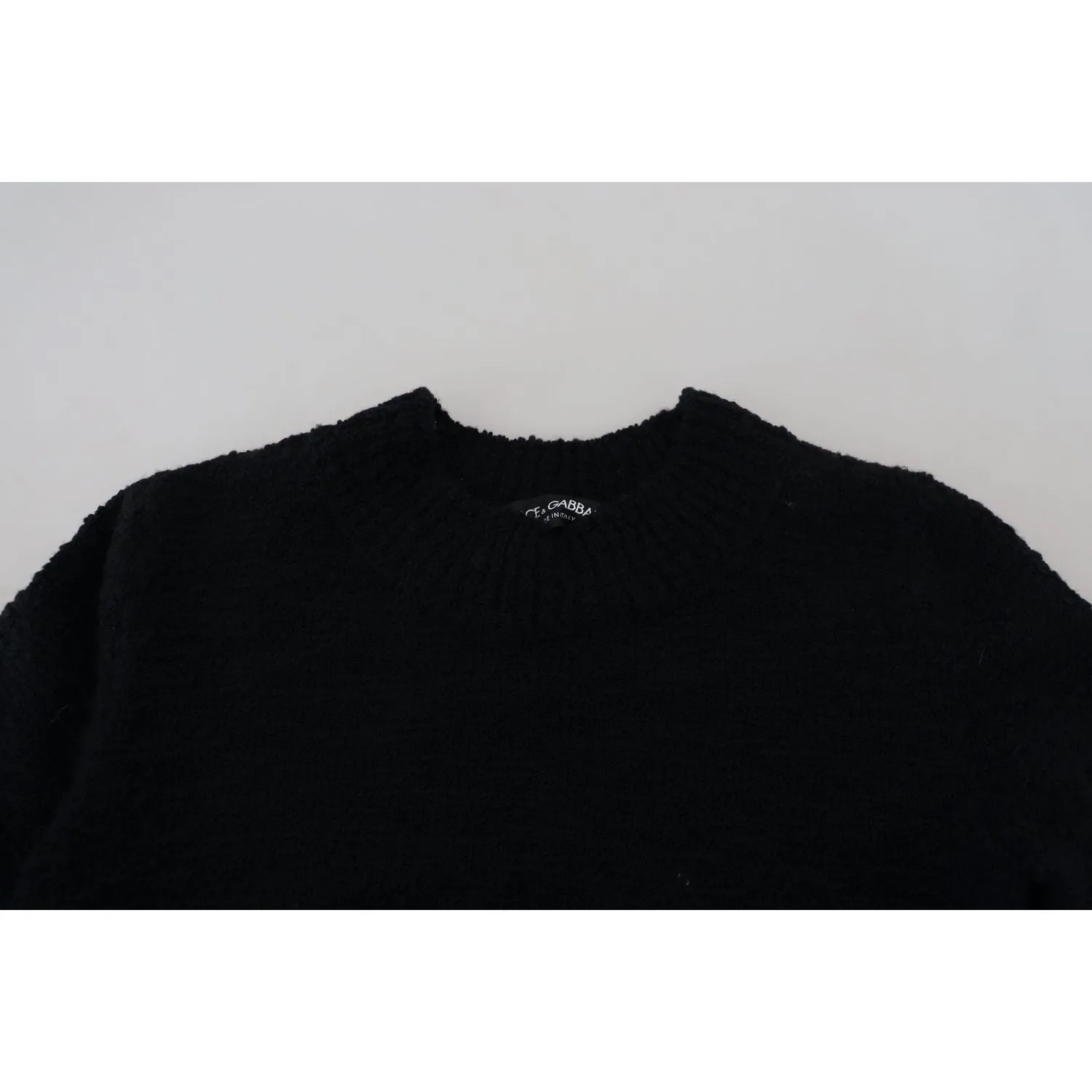 Dolce & Gabbana Elegant Virgin Wool Pullover Sweater