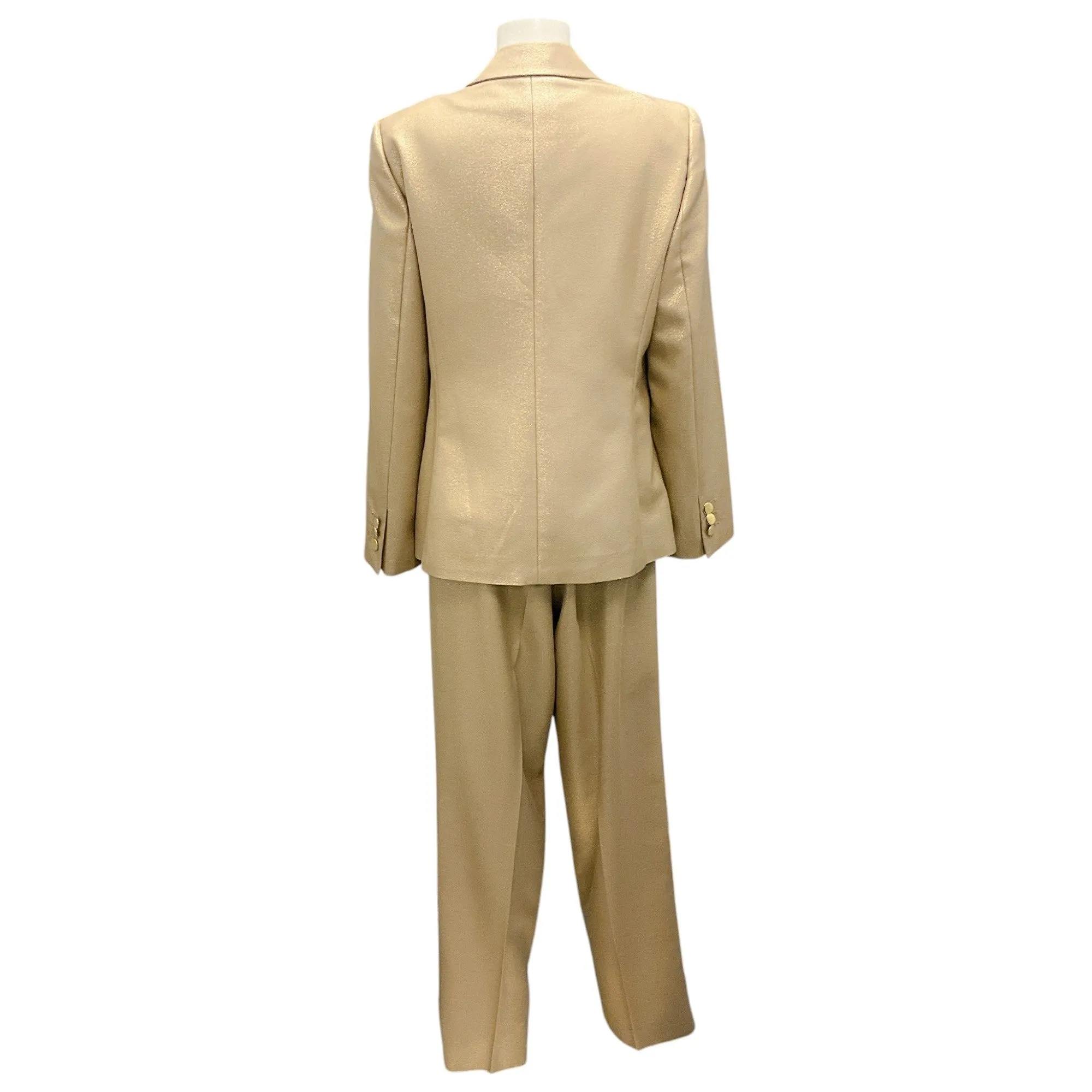 Emporio Armani Gold Metallic 2018 Three-Piece Suit Set