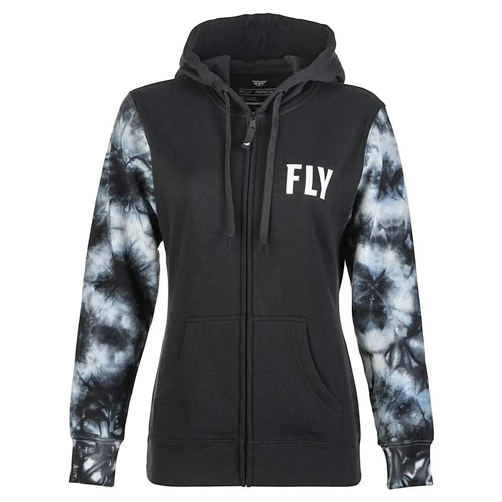 FLY RACING WOMENS TIE-DYE ZIP UP HOODIE