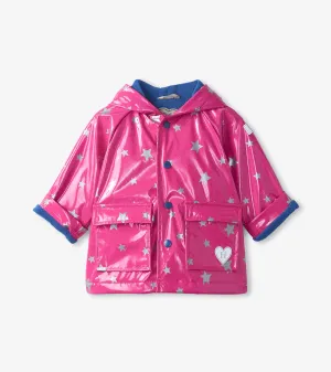 Hatley Infant Raincoat, Glitter Stars