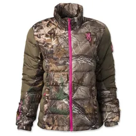 Hell's Belles Blended Down Jacket - Mossy Oak Break-Up Country-Tan, Large