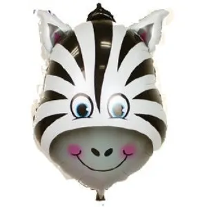 Mid-Size Zebra Foil Balloon