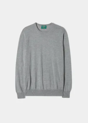 Radstone Men's Merino Wool Jumper in Grey Mix - Regular Fit