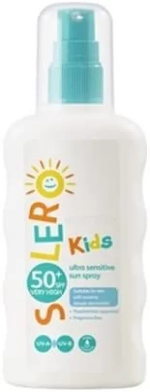 Solero Kids Ultra Sensitive Sun Spray SPF50  200ml