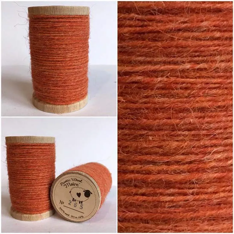 SPICED PUMPKIN Hand Dyed Wool Bundle for Rug Hooking and Wool Applique