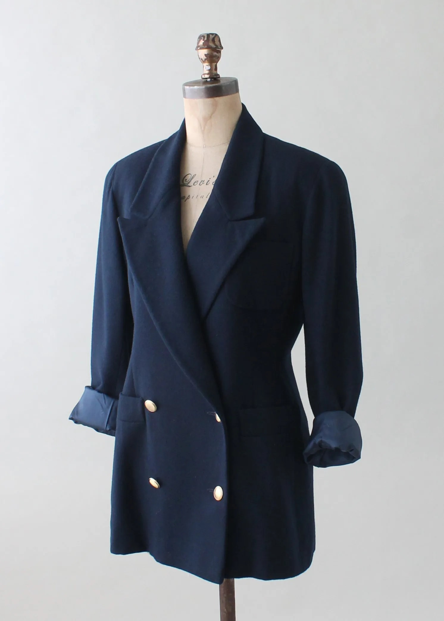 Vintage 1990s Dior Double Breasted Blazer